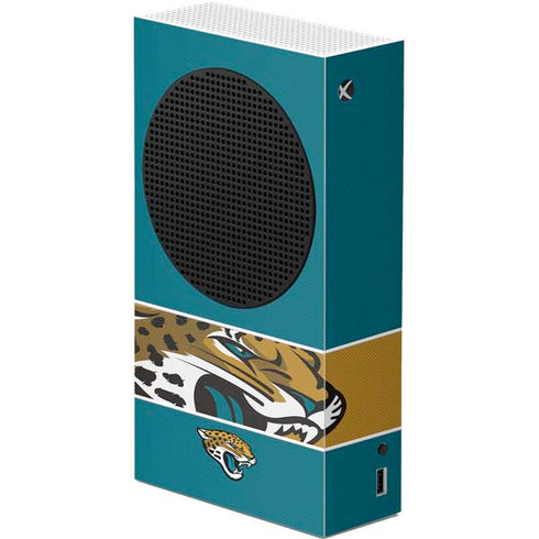 NFL Jacksonville Jaguars Zone Block Xbox Series S Console Skin
